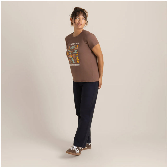 Roark Enjoy Everyday T-Shirt - Women's Saddle