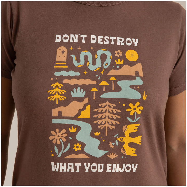 Roark Enjoy Everyday T-Shirt - Women's Saddle
