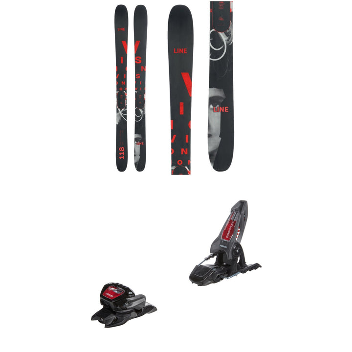 Line Skis Vision 118 Skis + Marker Griffon 13 ID Ski Bindings