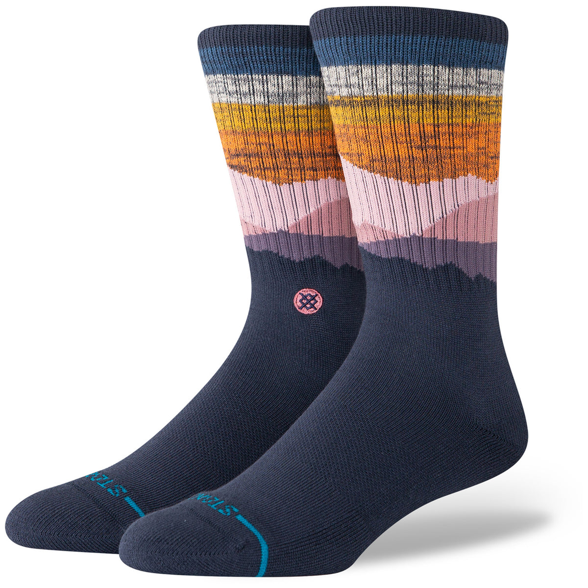 Stance Saddleback Crew Socks Navy