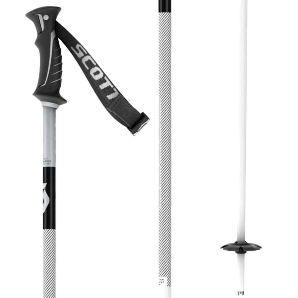 Scott Decree Re-Entry Ski Poles 2025 White