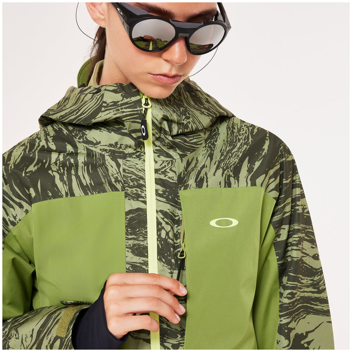 Oakley TC Juno Reduct Shell Jacket 2.0 - Women's Duality Swirl Dbl Green