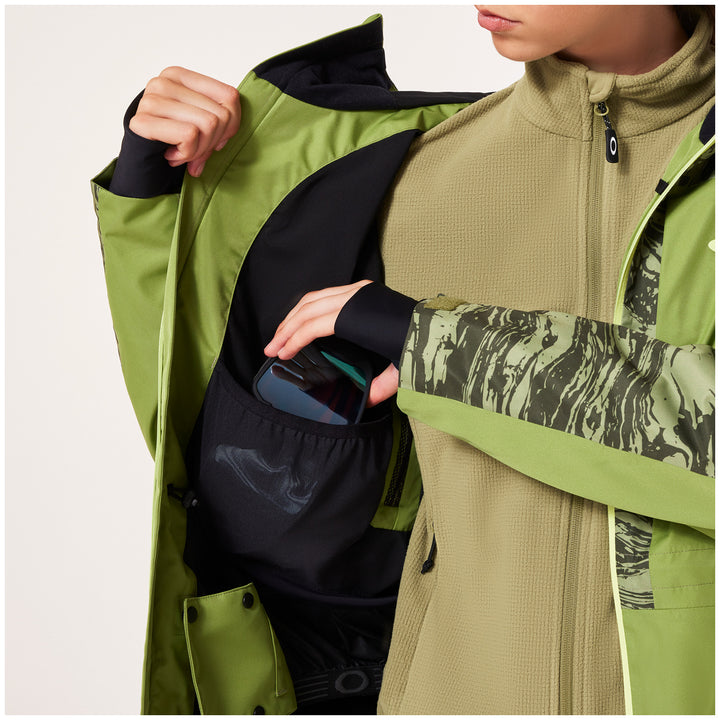 Oakley TC Juno Reduct Shell Jacket 2.0 - Women's Duality Swirl Dbl Green