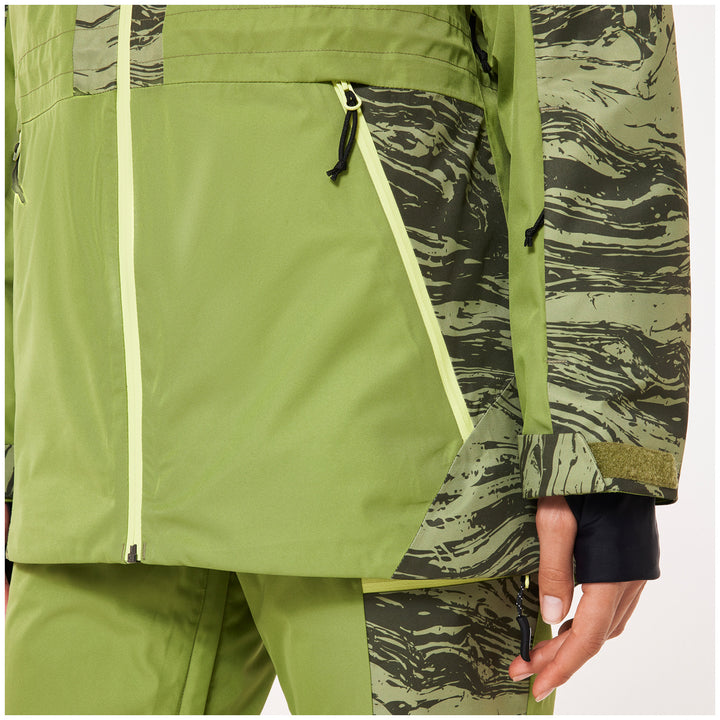 Oakley TC Juno Reduct Shell Jacket 2.0 - Women's Duality Swirl Dbl Green