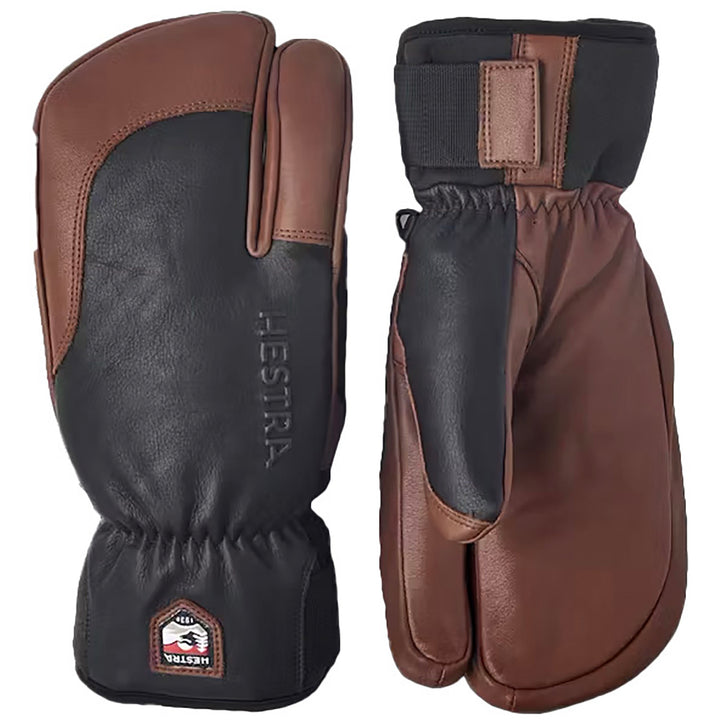 Hestra Topo 3-Finger Gloves Navy/Brown