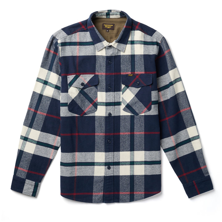 Seager Calico Flannel - Men's Navy Big Plaid