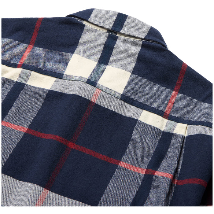 Seager Calico Flannel - Men's Navy Big Plaid
