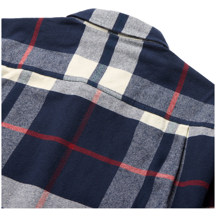 Seager Calico Flannel - Men's Navy Big Plaid