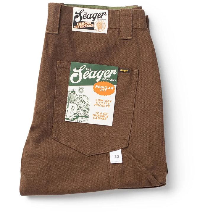 Seager Bison Canvas Pants - Men's Tobacco
