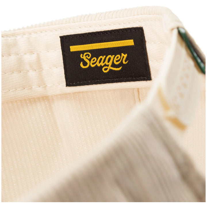 Seager Los Rios Corduroy Snapback Cream/Green
