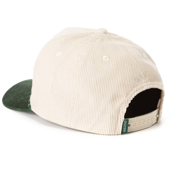 Seager Los Rios Corduroy Snapback Cream/Green