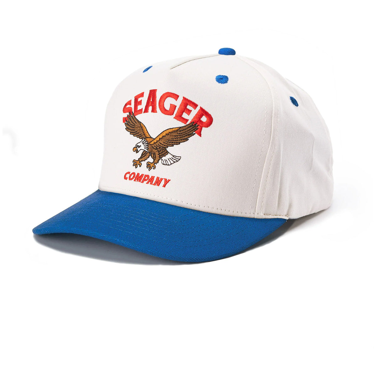 Seager Bradley Snapback Cream/Blue