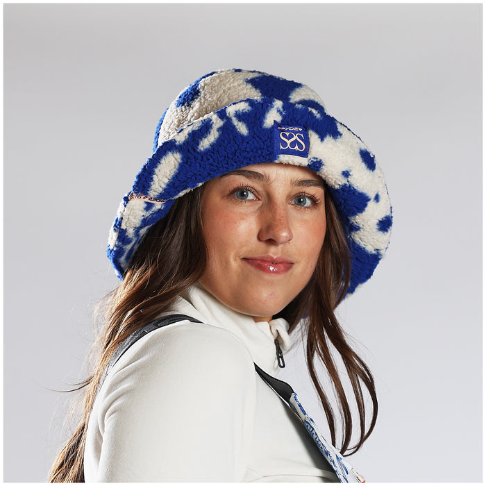 Spyder Society Fleece Bucket Hat Society Electric Blue