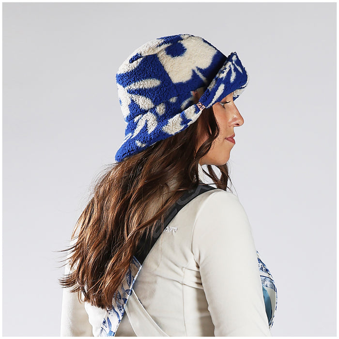 Spyder Society Fleece Bucket Hat Society Electric Blue