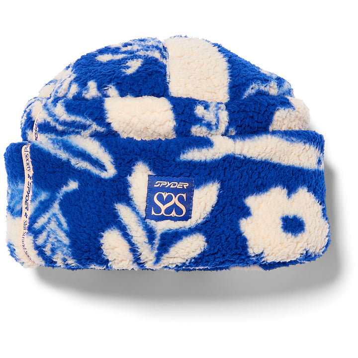 Spyder Society Fleece Cuff Hat Society Electric Blue