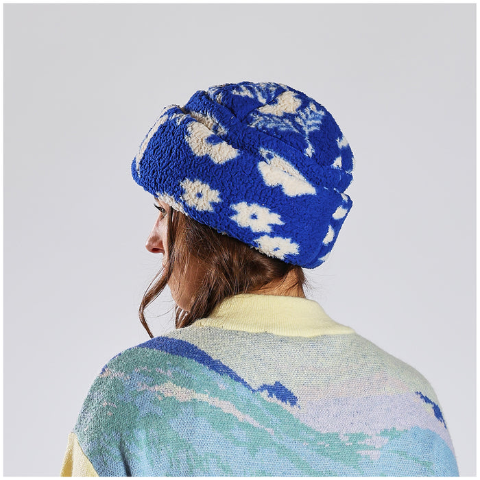 Spyder Society Fleece Cuff Hat Society Electric Blue