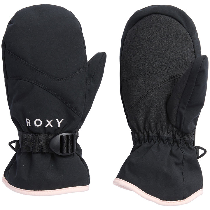 Roxy Jetty Solid Mittens - Girls' True Black