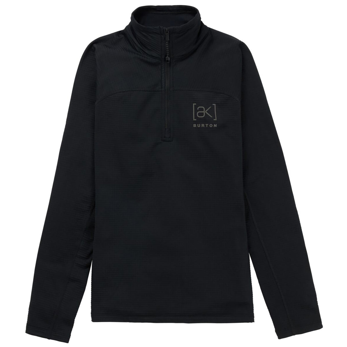 Burton [ak] Helium Grid Fleece Quarter Zip Top - Women's True Black