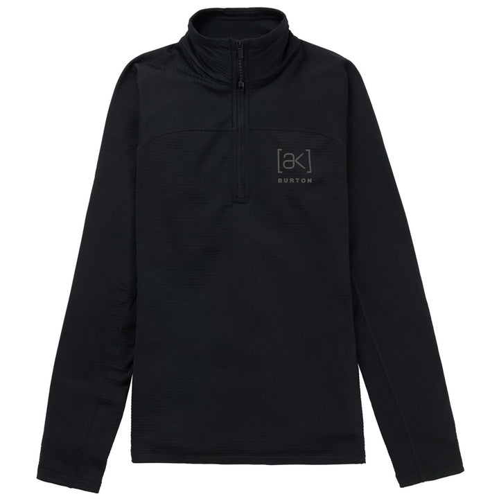 Burton [ak] Helium Grid Fleece Quarter Zip Top - Women's True Black