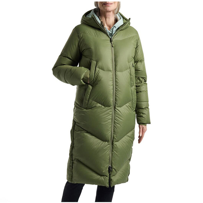 Burton Long Down Parka - Women's Forest Moss