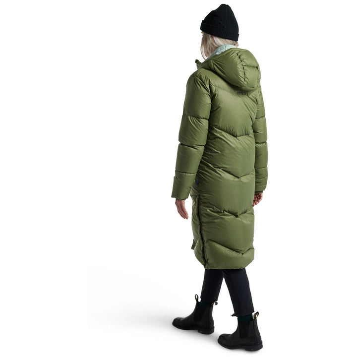 Burton Long Down Parka - Women's Forest Moss