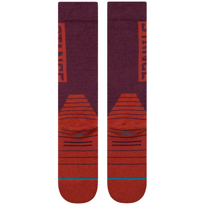 Stance OG Mid Wool Snow Socks Wine