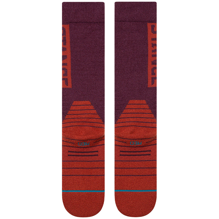 Stance OG Mid Wool Snow Socks Wine