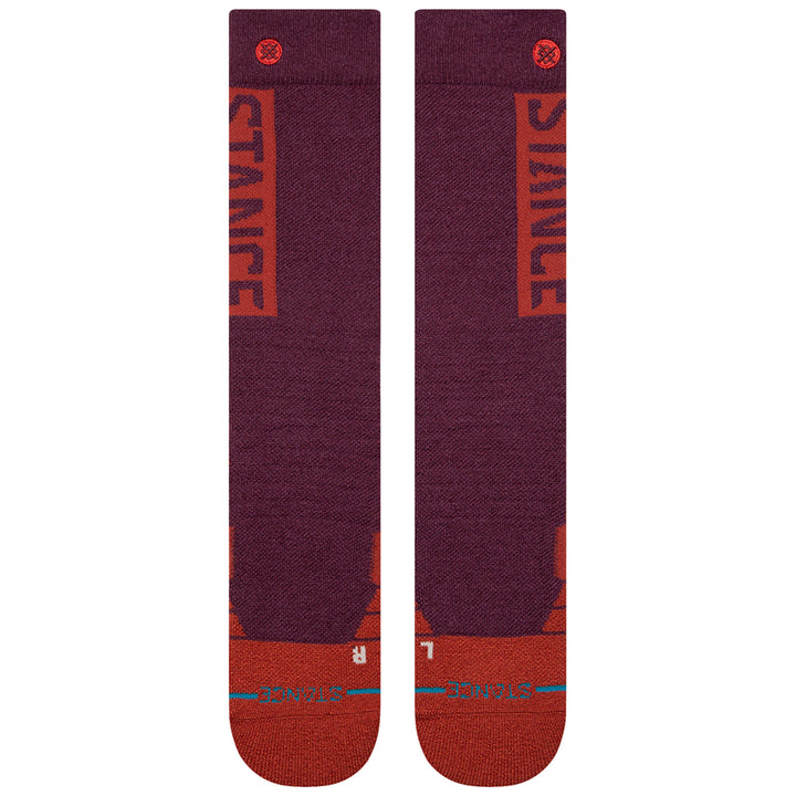 Stance OG Mid Wool Snow Socks Wine