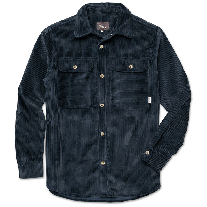 Deso Valhalla Cord Shirt - Men's Navy
