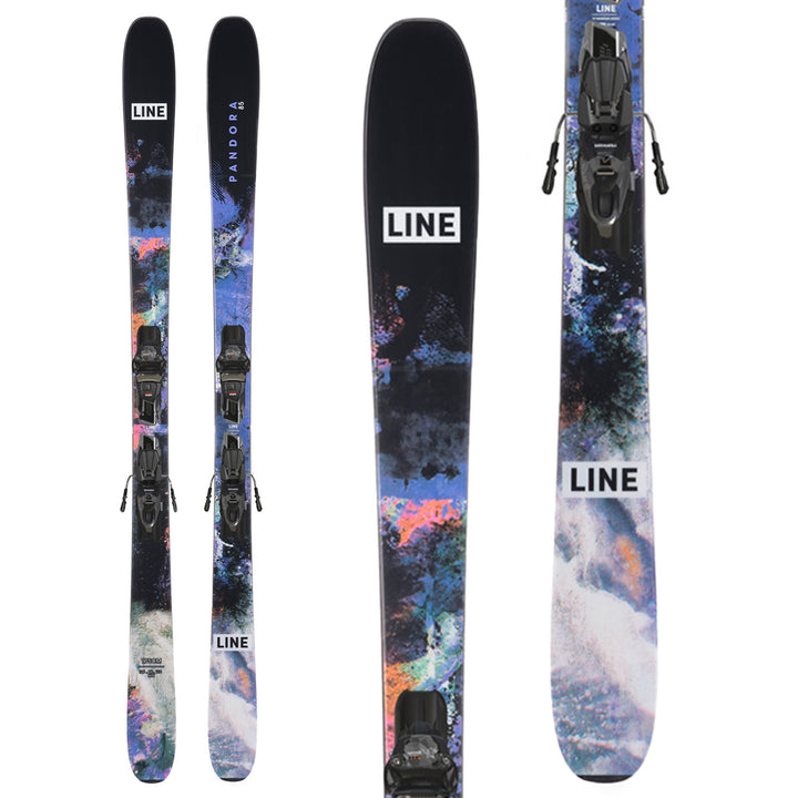 Line Skis Pandora 85 Skis + Squire 10 Ski Bindings 2025