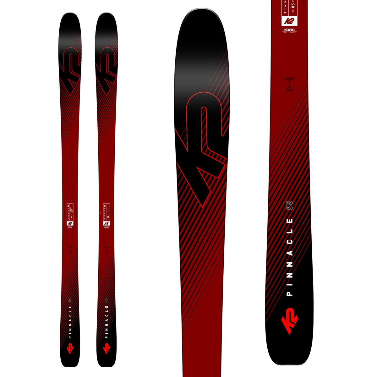 K2 Pinnacle 85 Skis + Marker Squire 11 Demo Bindings 2019