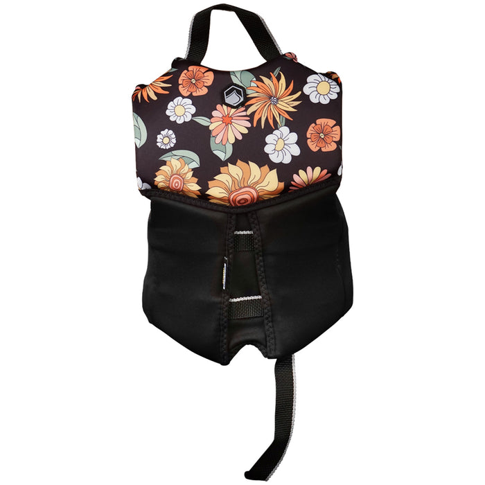 Liquid Force Dream Child CGA Wake Vest - Kids' Black Flowers