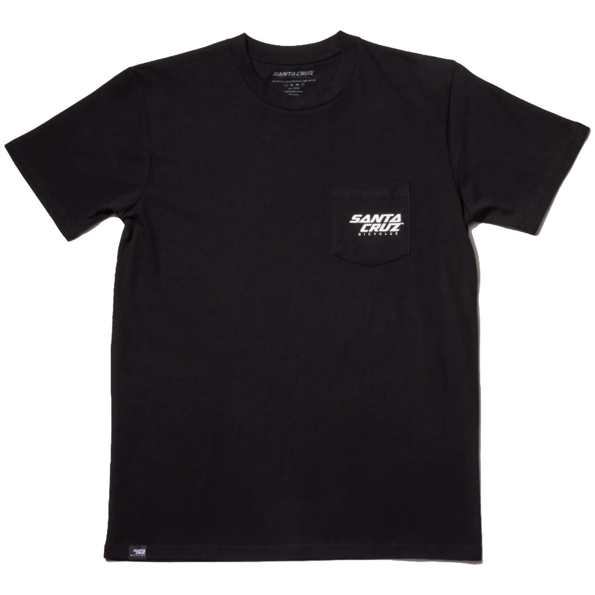 Santa Cruz Stash Pocket Tee Black