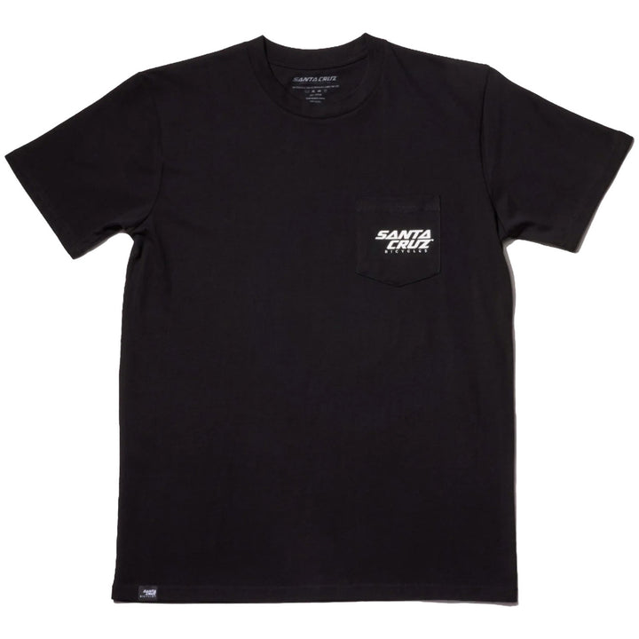 Santa Cruz Stash Pocket Tee Black