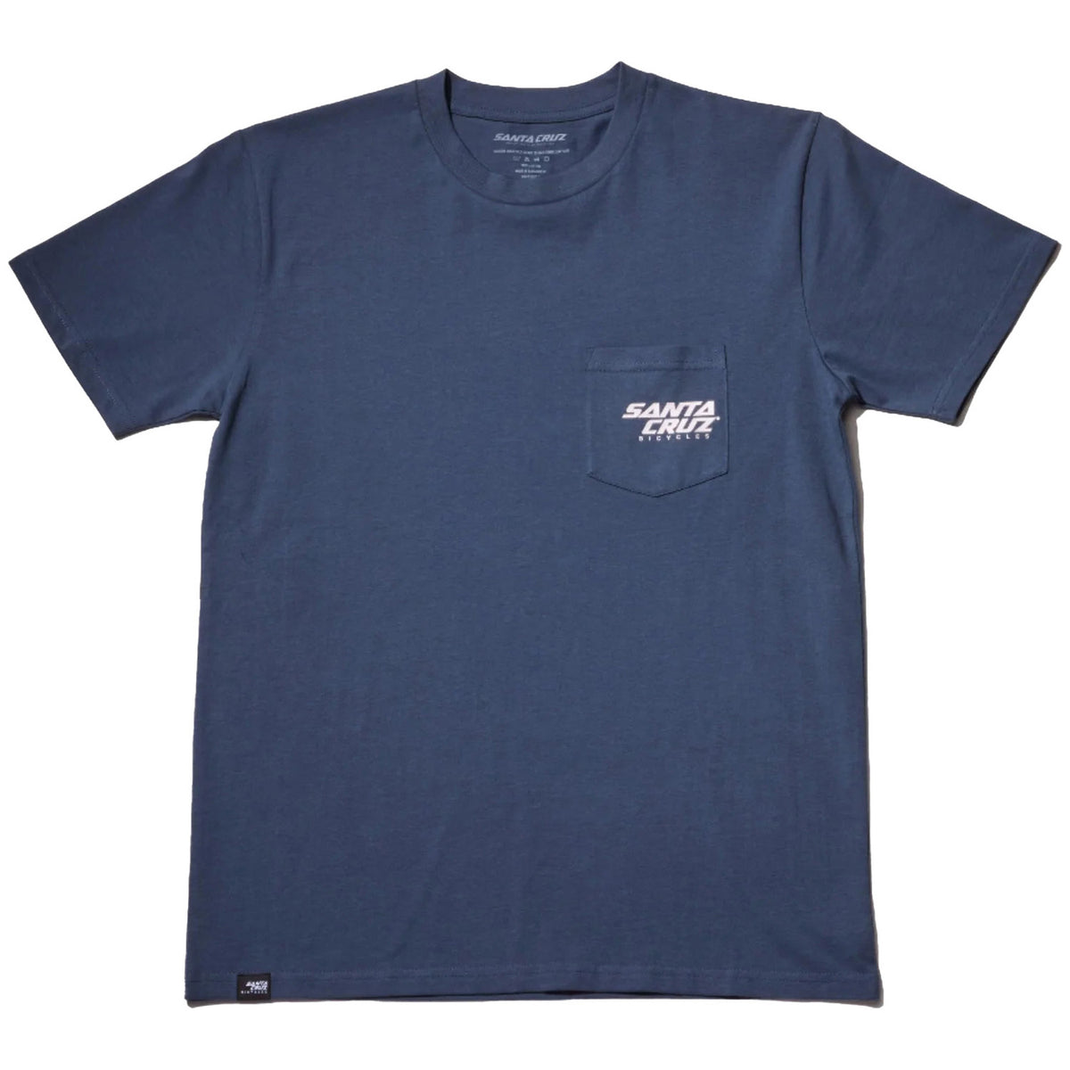 Santa Cruz Stash Pocket Tee Maritime Blue