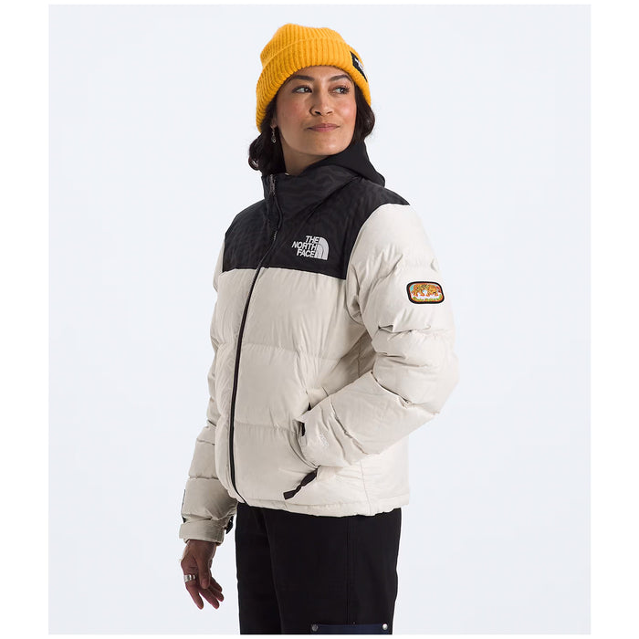 The North Face 1996 Retro Nuptse Jacket - Women's White Dune/TNF Black TNF Tiger Stripe Print