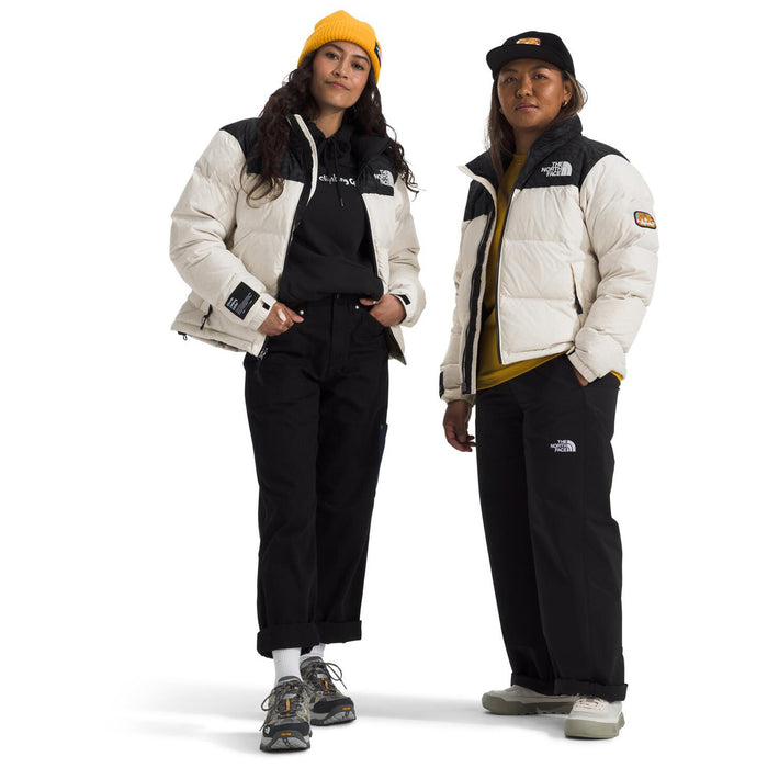 The North Face 1996 Retro Nuptse Jacket - Women's White Dune/TNF Black TNF Tiger Stripe Print