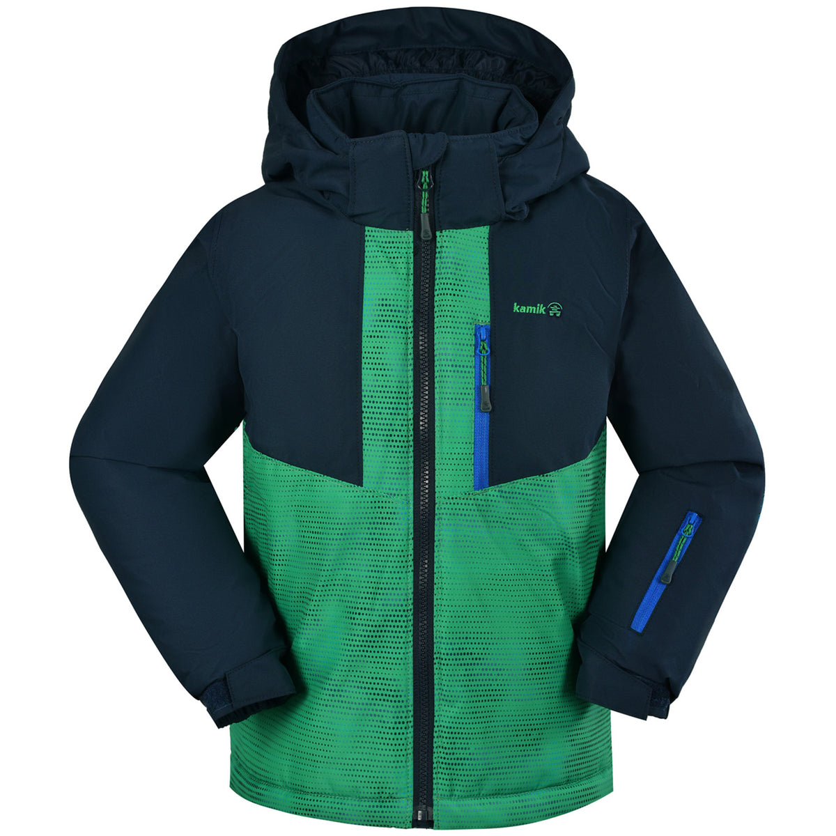 Kamik Arlo Jacket - Boys' Green/Midnight