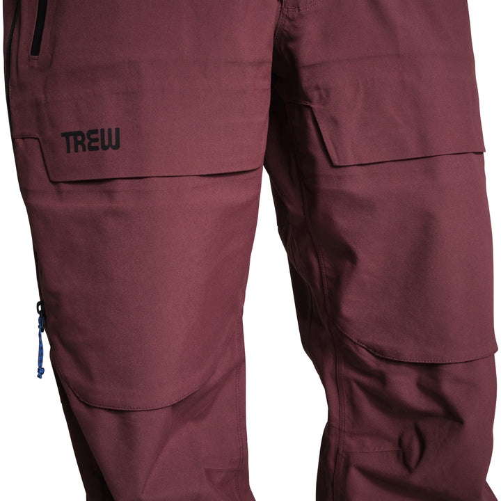 Trew Gear TREWth 3L Primo Bibs - Men's Coffee Brown