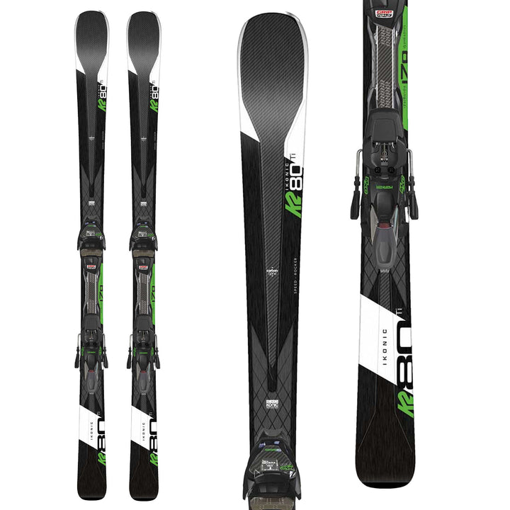 K2 Ikonic 80 Ti Skis + MXC 12 TCX Light Quikclick Bindings 2020