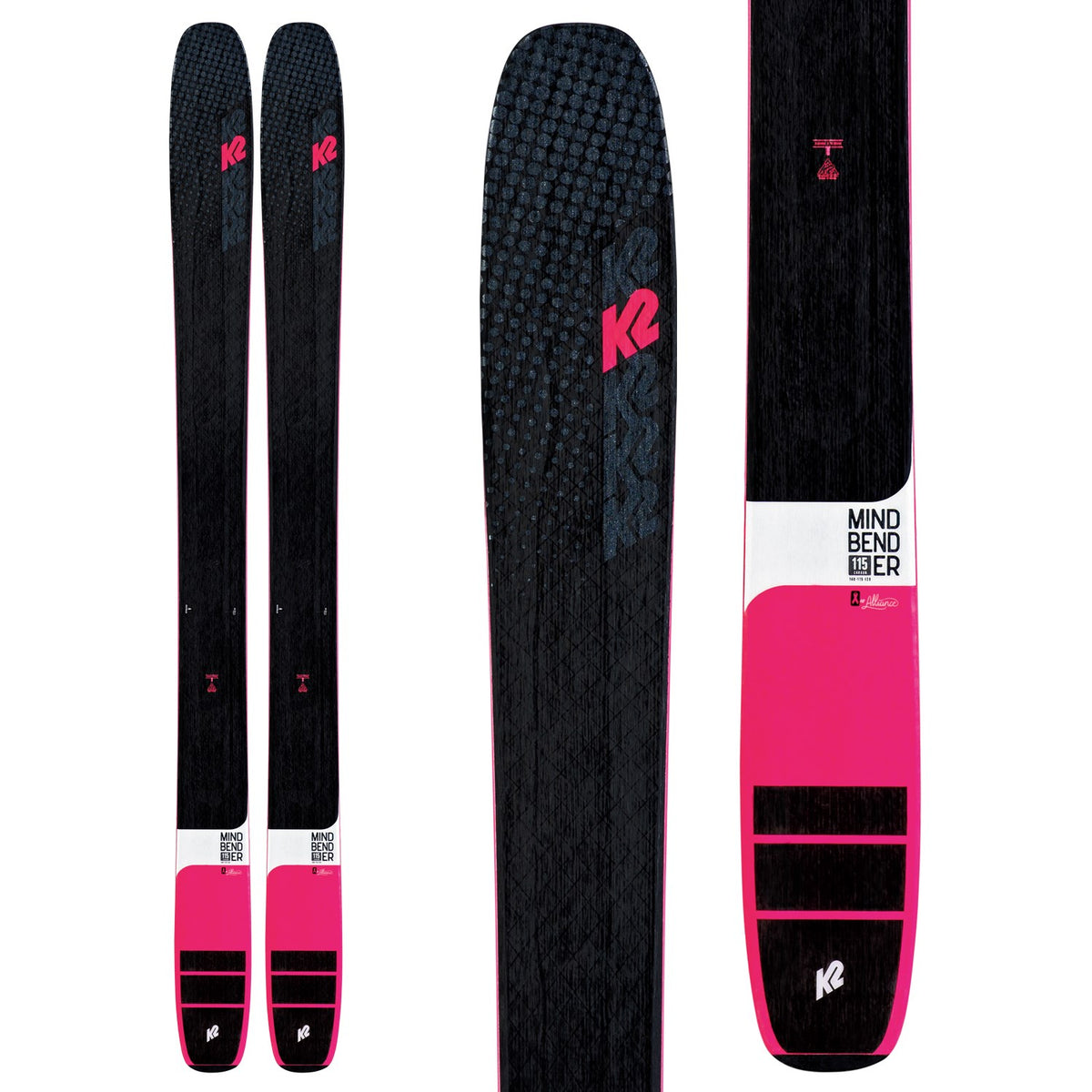 K2 Mindbender 115 C Alliance Skis + Marker Squire 11 Demo Bindings 2020