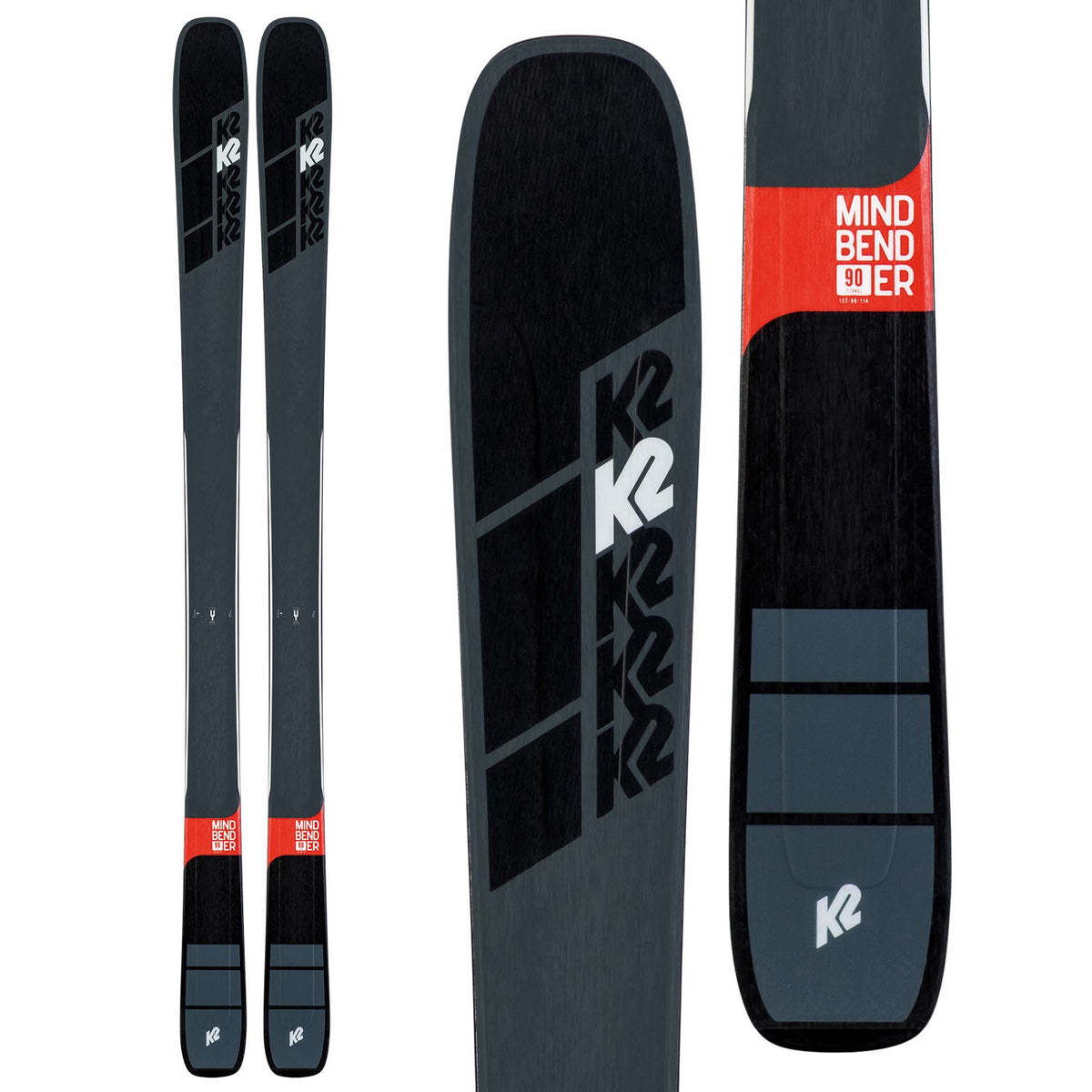 K2 Mindbender 90 Ti Skis + Marker Squire 11 Demo Bindings 2020