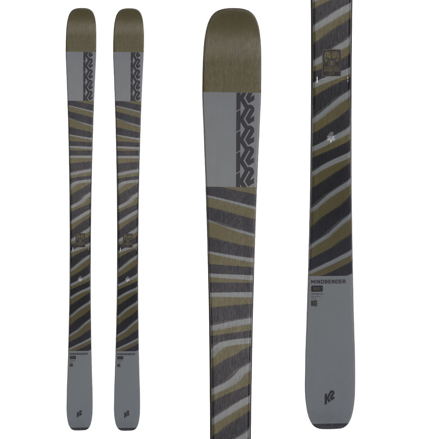 K2 Mindbender 90 C Skis + Tyrolia Attack 13 Demo Bindings 2022 – evo
