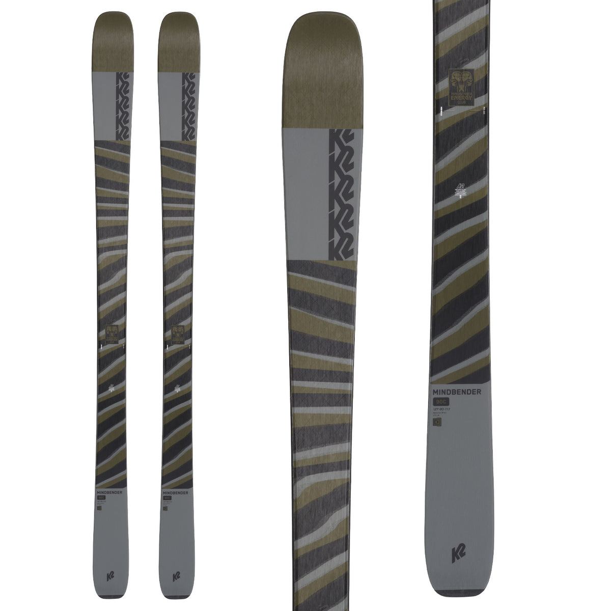 K2 Mindbender 90 C Skis + Tyrolia Attack 13 Demo Bindings 2022