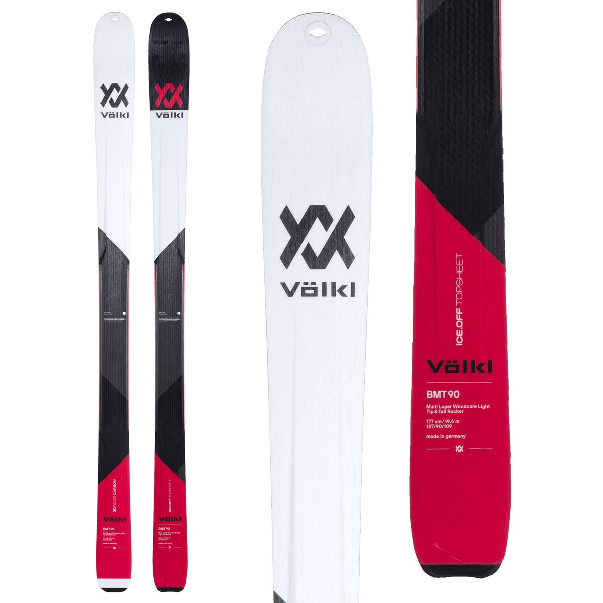 Völkl BMT 90 Skis + Marker Griffon Demo Ski Bindings 2019
