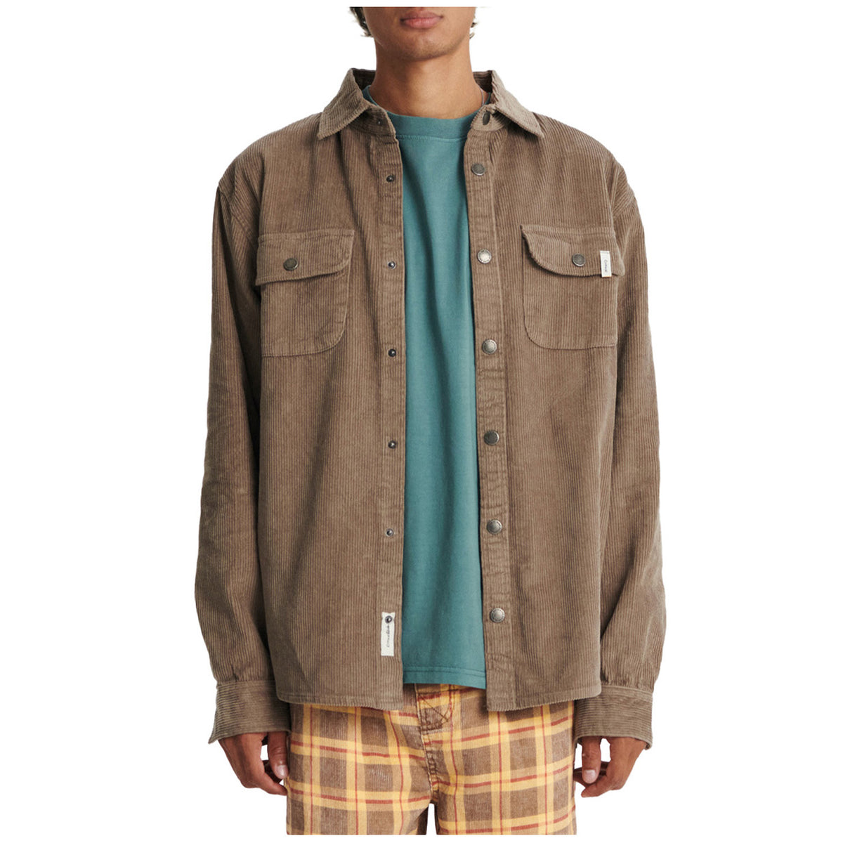 The Critical Slide Society Surface Overshirt - Men's Taupe