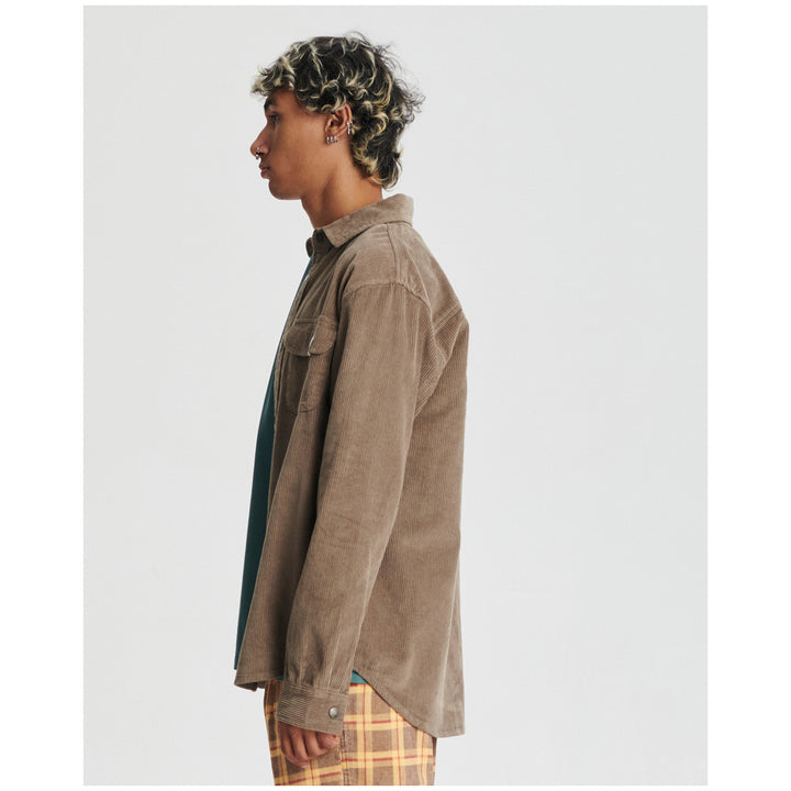 The Critical Slide Society Surface Overshirt - Men's Taupe