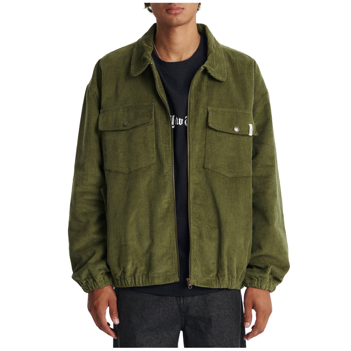 The Critical Slide Society Blackbird Cord Jacket - Men's Olive