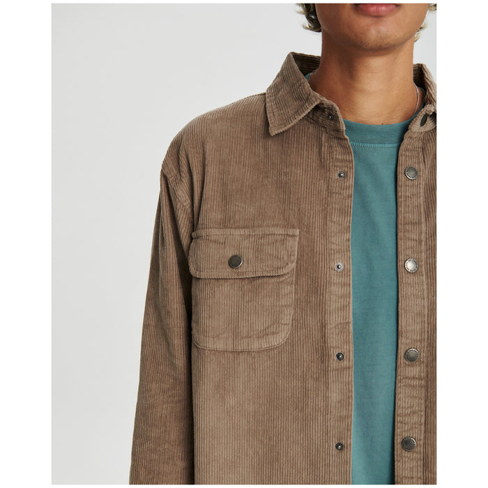 The Critical Slide Society Surface Overshirt - Men's Taupe