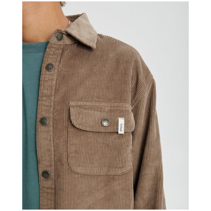 The Critical Slide Society Surface Overshirt - Men's Taupe